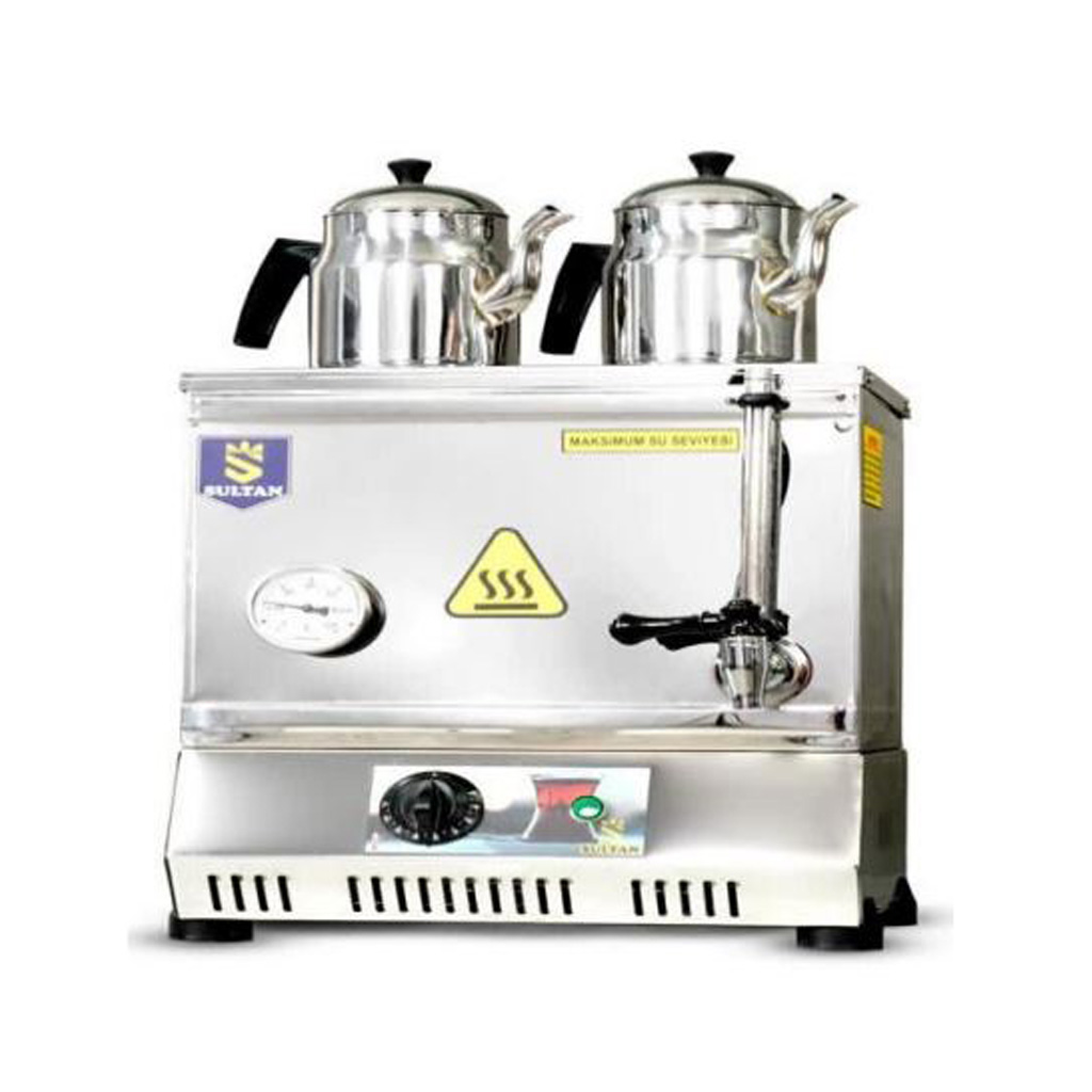 چای ساز صنعتی دو قوری کلاسیک سلطان SU-EA223