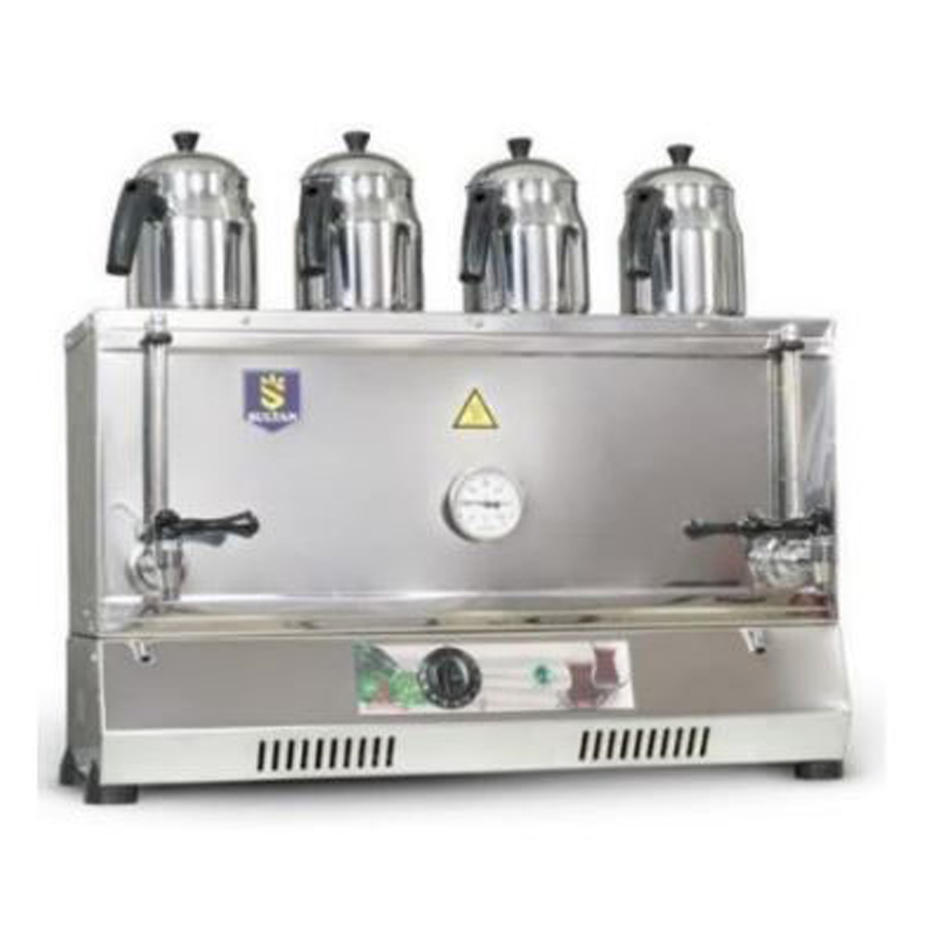 چای ساز صنعتی چهار قوری کلاسیک سلطان SU-E444