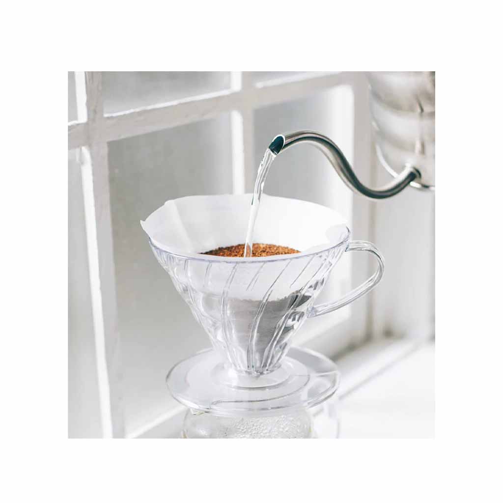 فیلتر کاغذی V60 سفید هاریو 100 عددی