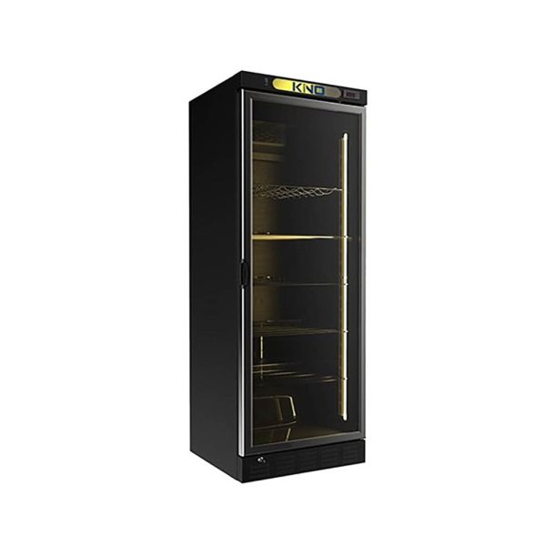 يخچال 70 سانتی بدنه مشکی تک درب کینو مدل KR 680 WLBL