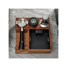 استند پرتافیلتر و ناک باکس چوب گردو MUVNA