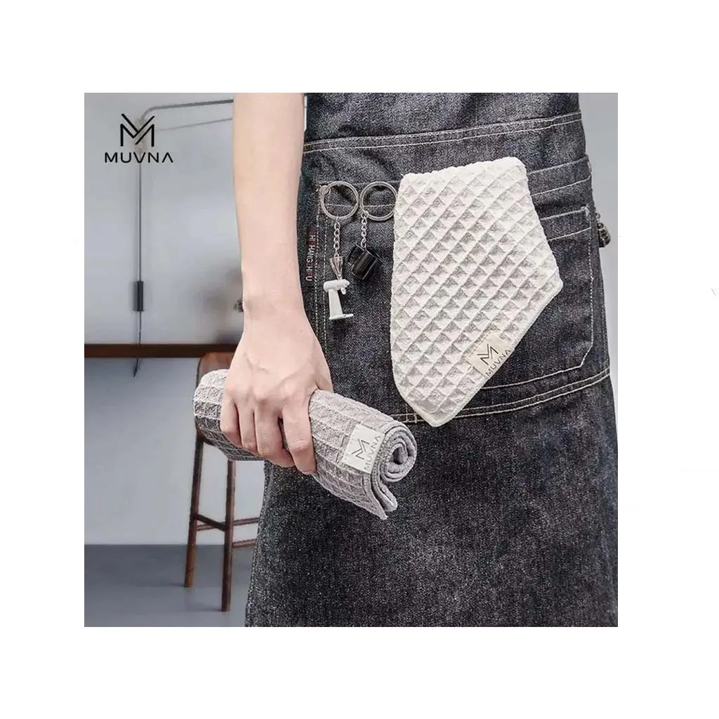 دستمال تنظیف وافل سایز 30*30 MUVNA